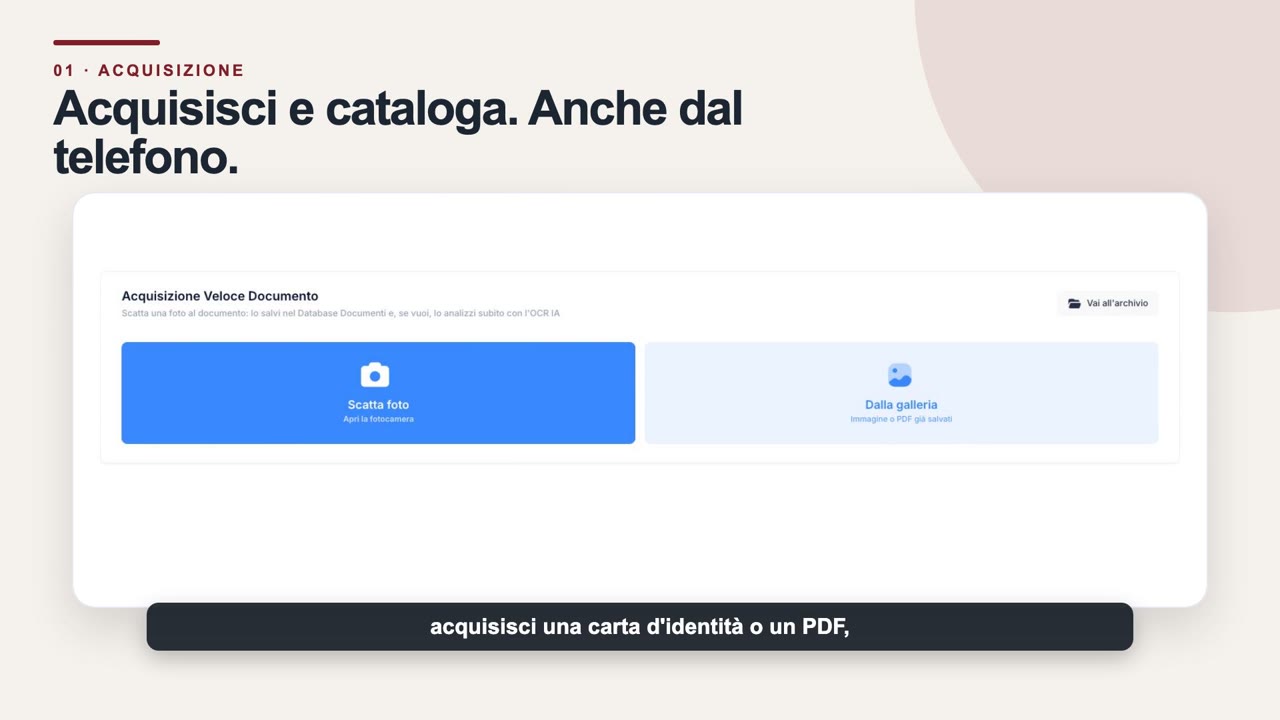 Dal documento all'anagrafica, senza ricopiare i dati a mano